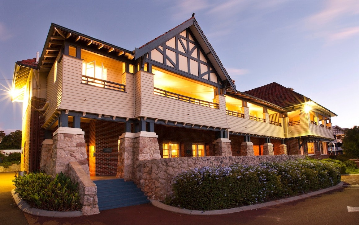 exterior of Caves House, a country pub in Yallingup WA